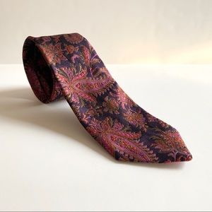 ETRO Milano 100% Silk Paisley Tie Made in Italy